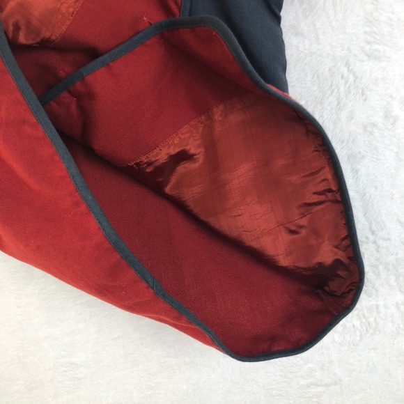 VTG The Territory Ahead Embroidered Jacket Women's Sz M Blue Red Cotton Button - Picture 10 of 10